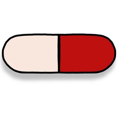 Capsule Pill Clipart