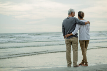 couple walking on the beach