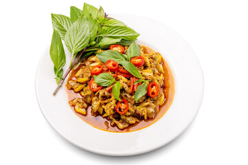 Fried clams with chili paste
