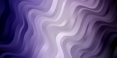 Light Purple vector texture with wry lines. Colorful illustration, which consists of curves. Template for cellphones.