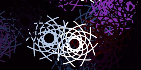 Light Pink, Green vector background with random forms.