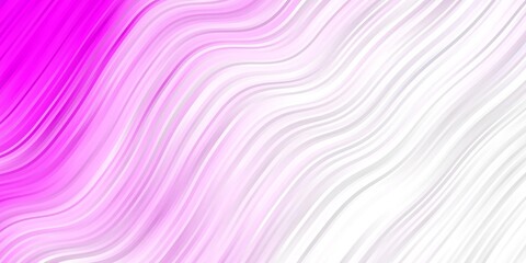 Light Purple vector pattern with curves. Illustration in halftone style with gradient curves. Pattern for business booklets, leaflets