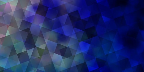 Obraz premium Light Pink, Blue vector backdrop with lines, rhombus.