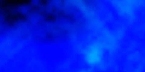 Dark BLUE vector texture with cloudy sky. Shining illustration with abstract gradient clouds. Pattern for your booklets, leaflets.