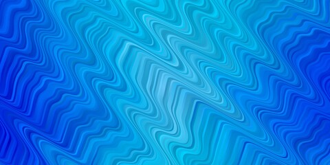 Light BLUE vector texture with curves. Colorful illustration, which consists of curves. Pattern for commercials, ads.