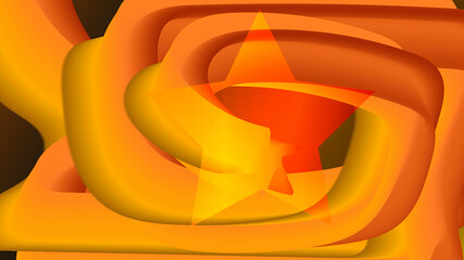 vector abstract design star