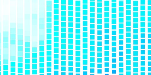 Light BLUE vector background in polygonal style. Rectangles with colorful gradient on abstract background. Design for your business promotion.