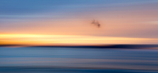 Obraz premium seascape in the evening