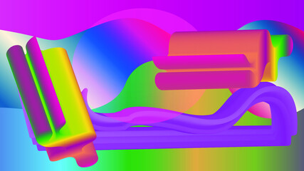 abstract colorful background with lines