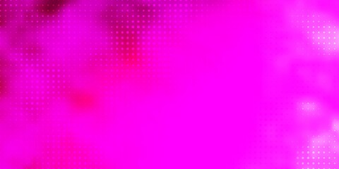 Light Pink vector background with spots. Illustration with set of shining colorful abstract spheres. Pattern for booklets, leaflets.