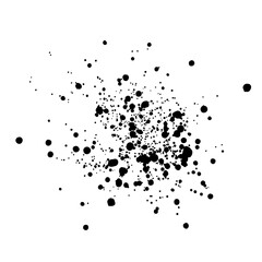 Vector black and white ink splash, blot and brush stroke, spot, spray, smudge, spatter, splatter, drip, drop, ink blob brush, paint spot, spray, smudge Grunge textured elements for design, background.