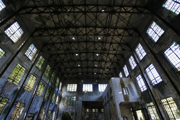 広島県竹原市　大久野島　発電所跡