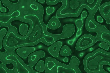 artistic modern green abstractive electric shapes digitally drawn background texture illustration