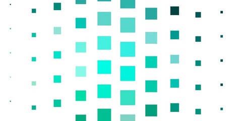 Light Green vector pattern in square style. Illustration with a set of gradient rectangles. Modern template for your landing page.