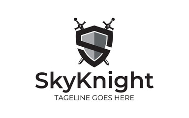 Fototapeta premium Sky Knight logo design