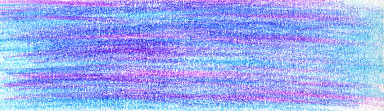Azure purple violet pencil texture background, abstract multicolor hatching