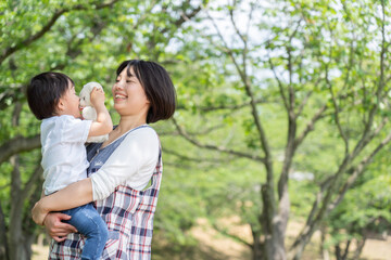 Fototapeta premium 保育園 保育士