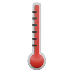 Icon 3D of Thermometer - Coronavirus and medical element