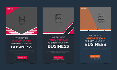 corporate business promotion stories template