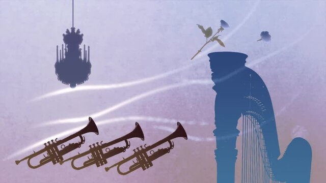 背景映像　音楽