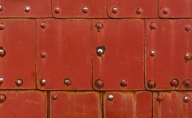 Fototapeta premium Fragment of an iron door