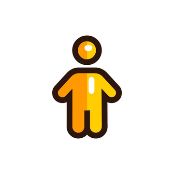 Orange Man Icon