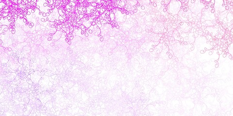 Light Purple, Pink vector backdrop with circular arc.