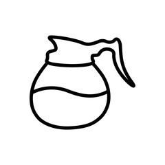coffee - drink - pot icon vector design template