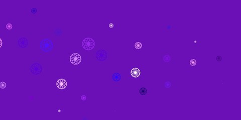 Light Purple, Pink vector texture with disks.