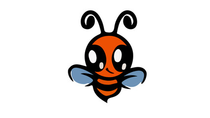 vector illustration of a bee