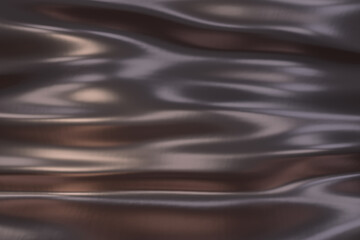 Abstract background or luxury wave texture background for presentation or posters, brown background, 3D Rendering