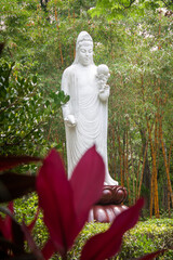 A Buddha statue located at Daan Park in Taipei, Taiwan.
