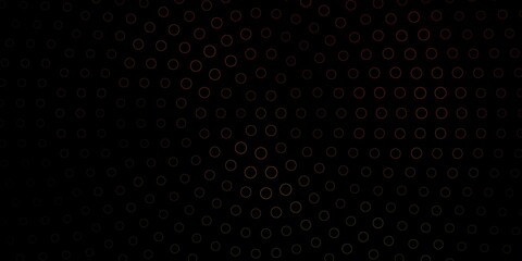 Dark Green, Yellow vector backdrop with dots. Abstract colorful disks on simple gradient background. Design for posters, banners.