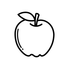 apple - fruit icon vector design template