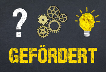 Obraz premium Gefördert