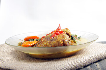 Mangut, an Indonesian food that made from fish as main inggredient, cook with some spices, chillies, and milk coconut