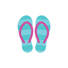 sandals icon vector design template