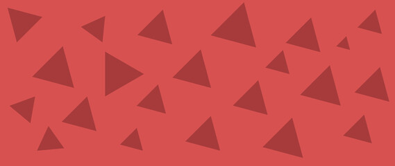 Beautiful red geometric banner concep background