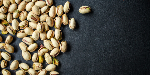pistachios
Menu concept serving size. food background top view copy space for text
keto or paleo diet
organic healthy eating