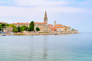 View of the old town of Rovinj Croatia.