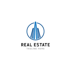 Real estate logo icon vector template