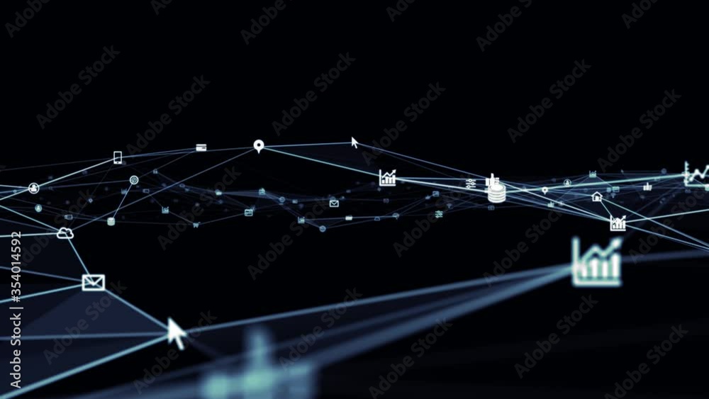 Poster communication network concept. iot (internet of things). telecommunication.