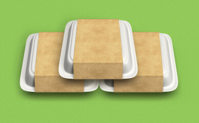 Food Box Mockup Design