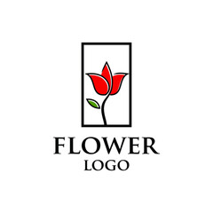 Beauty flower logo. rose icon design vector