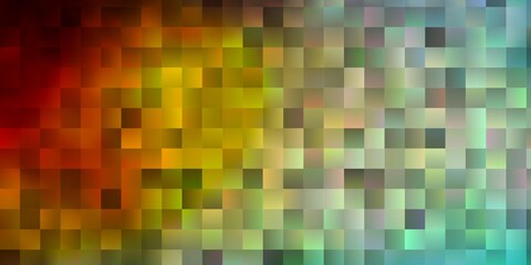 Light Blue, Yellow vector background in polygonal style.