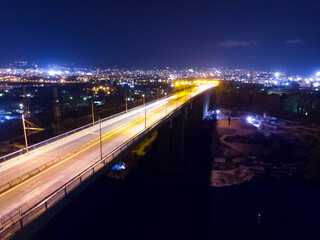 Night Bridge Lights