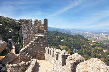 The ruins of the Moorish fortress