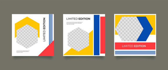 Unique Editable modern Social Media banner Template. Promotional web banner for social media. Elegant sale and discount promo. Fashion and lifestyle blog templates, web banners