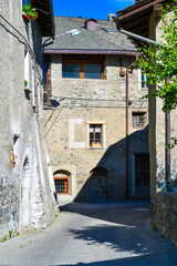Fototapeta na wymiar Narrow street in the old town in Austria.