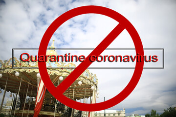 quarantine coronavirus background, abstract blurred theme coronavirus pandemic epidemic